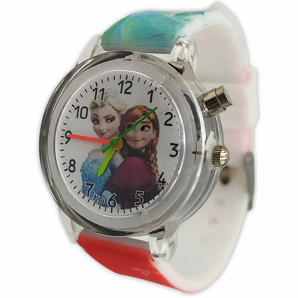 Frozen Elsa Anna Red Light Up Colour changing Girls Kids