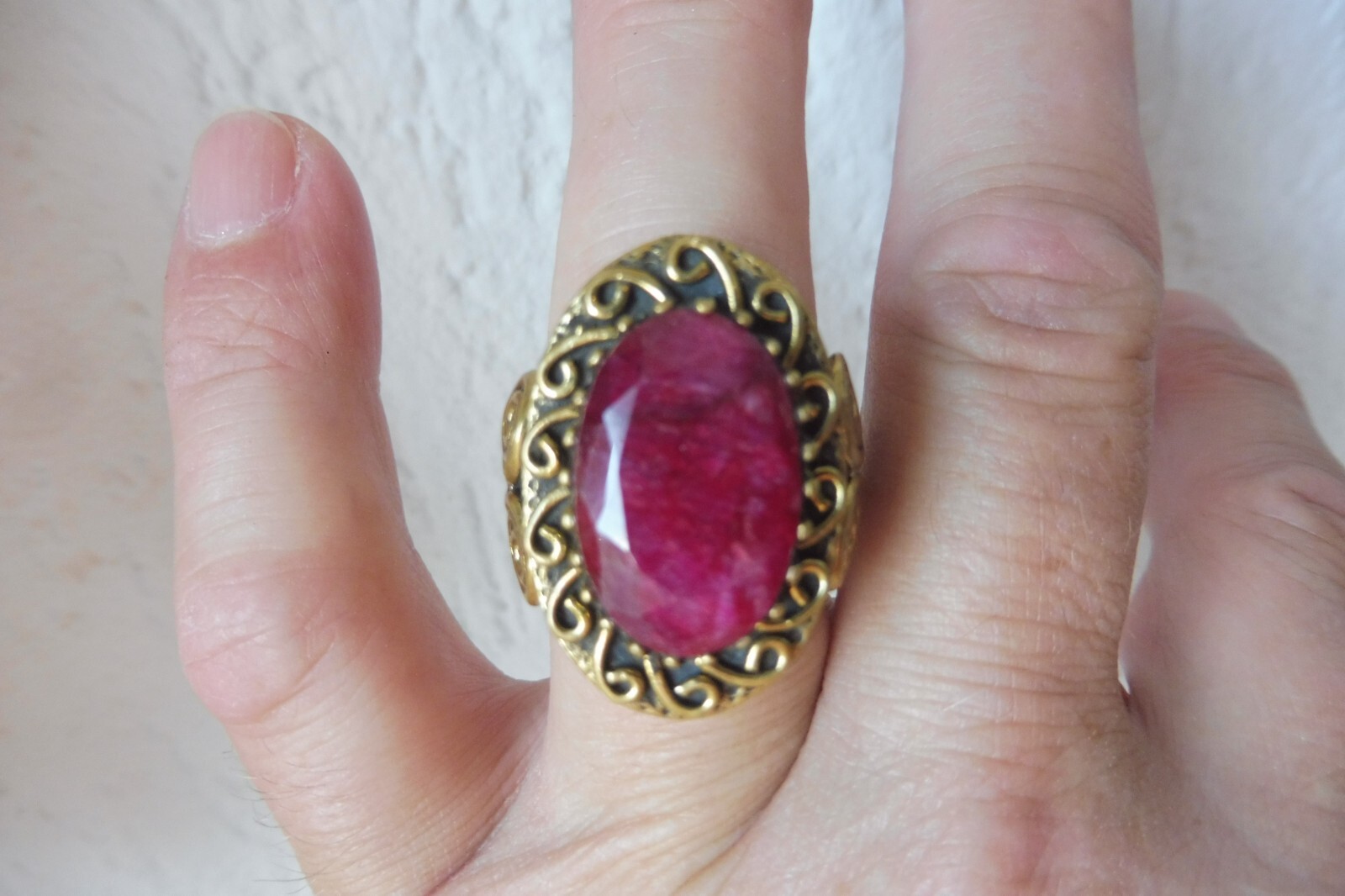 925 silver ring with very beautiful stone, beautiful, old, size XXL ring