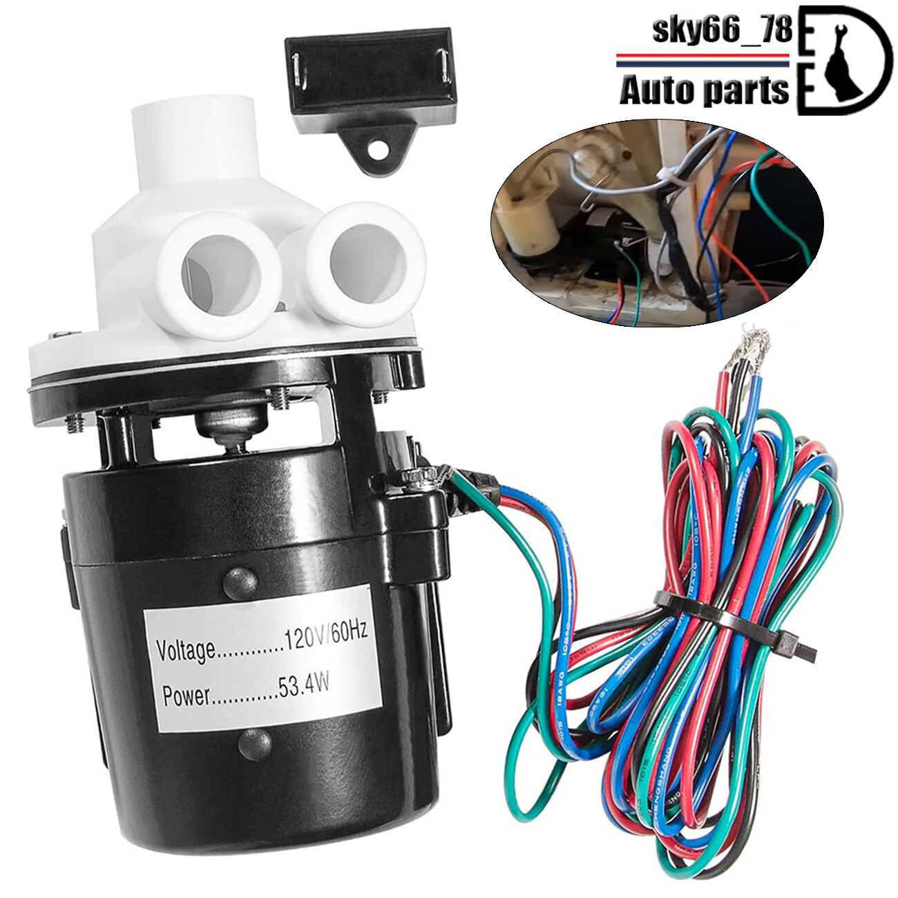 APTA92P10WD1 Water Pump Motor Assembly for Hoshizaki Ice Machine KM450