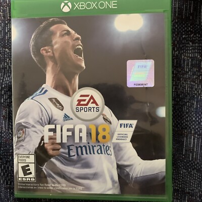 FIFA 18: Standard Edition (Microsoft Xbox One, 2017) - Cristiano Ronaldo Cover
