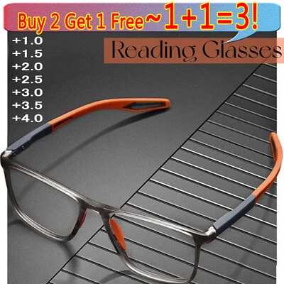 Reading Glasses Mens Womens Lightweight +1.0 +1.5 +2.0 +2.5 +3.0 +3.5 +4.0 UK