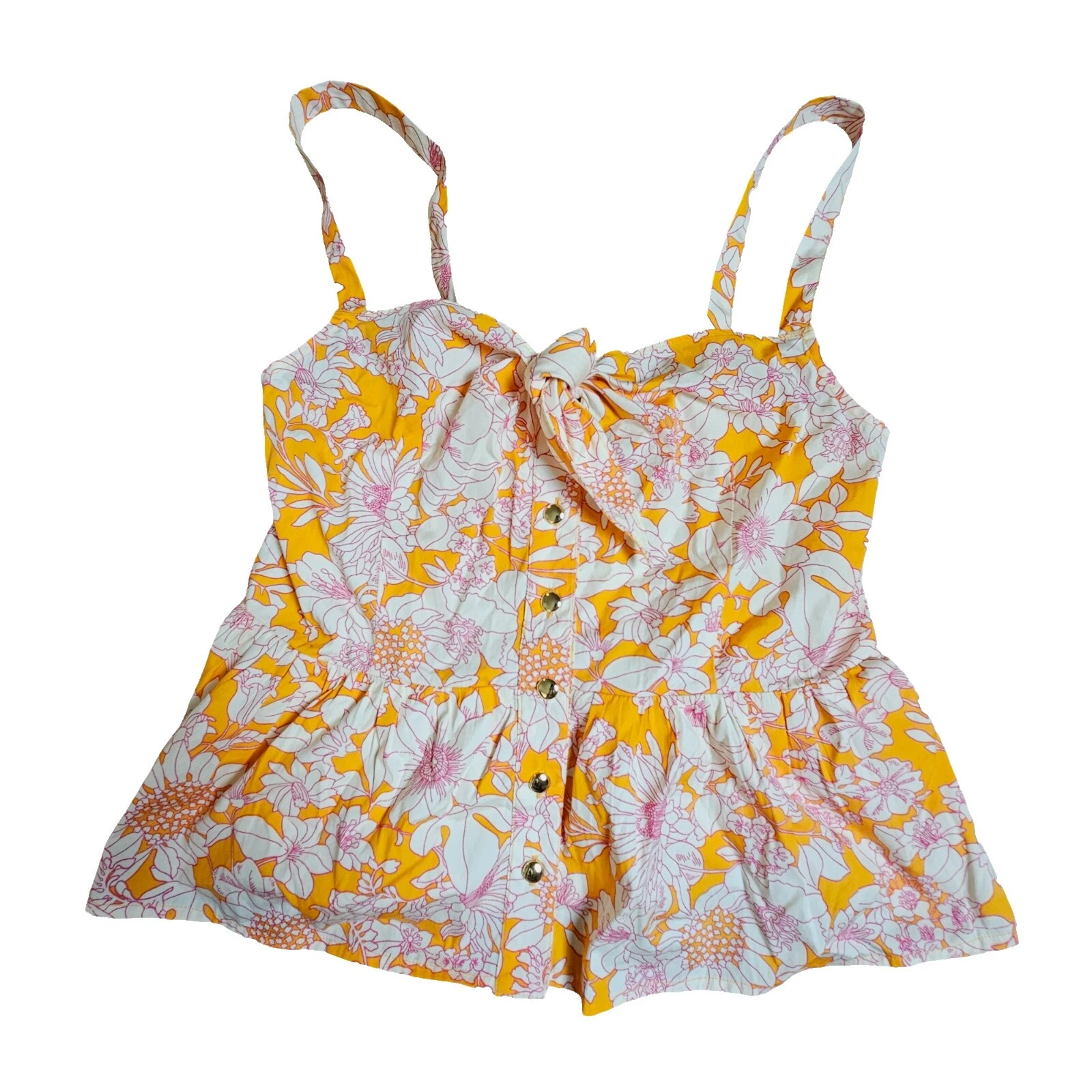 Regatas femininas de algodão floral J.CREW