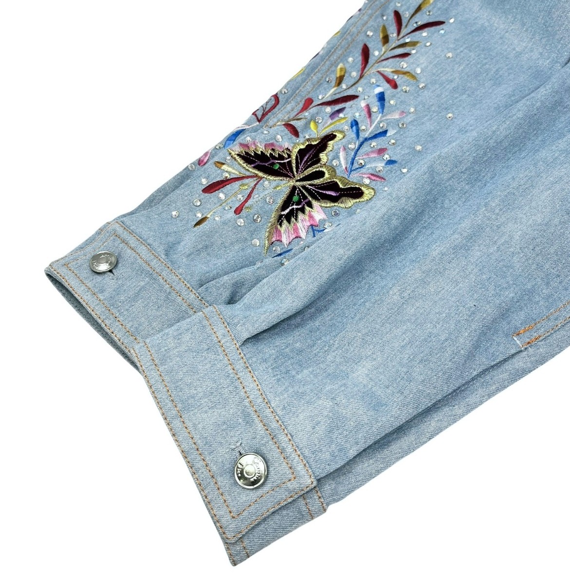 Christian Dior Vintage Denim Jacket #38 Embroidery