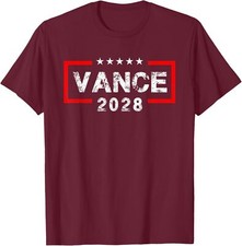 Vance 2028 President Election Campaign US Flag Unisex T-Shirt