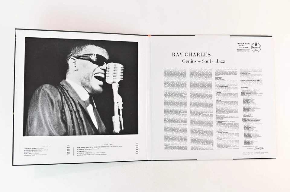 Ray Charles - Genius + Soul = Jazz on Verve Acoustic Sounds Series 180g Reissue - Image 4 of 4