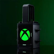 XBOX LIGHTED OFFICIAL Gaming Locker Storage Game Container Numskull X-BOX