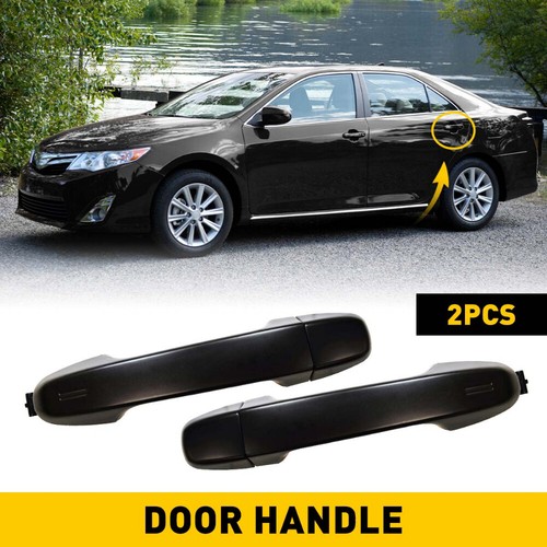 Exterior Door Handle Rear Left or Right For 2012-2017 Toyota Camry Black US 2Pcs - Picture 11 of 16