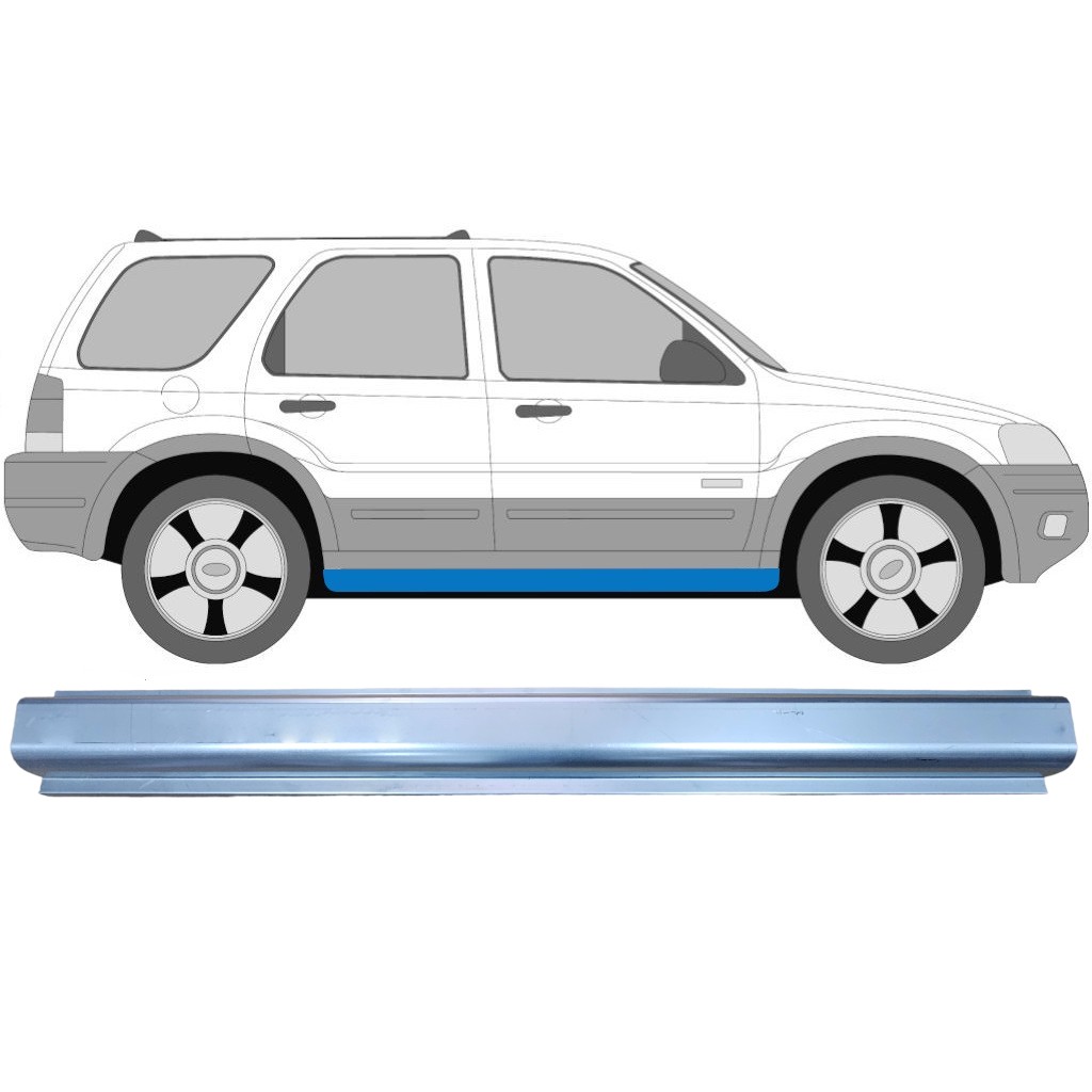Sill repair panel for Ford Maverick 2001-2008 / Left = Right (symmetrical)