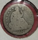 1839O US Seated LIBERTY SILVER Dime! "New Orleans" Mint! Early Date! Old Coin!