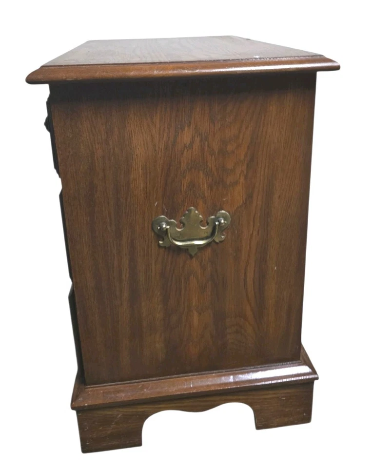 Pennsylvania House Oak Bedside Chest Drawers Nightstand Bedroom Furniture - Image 3 of 4