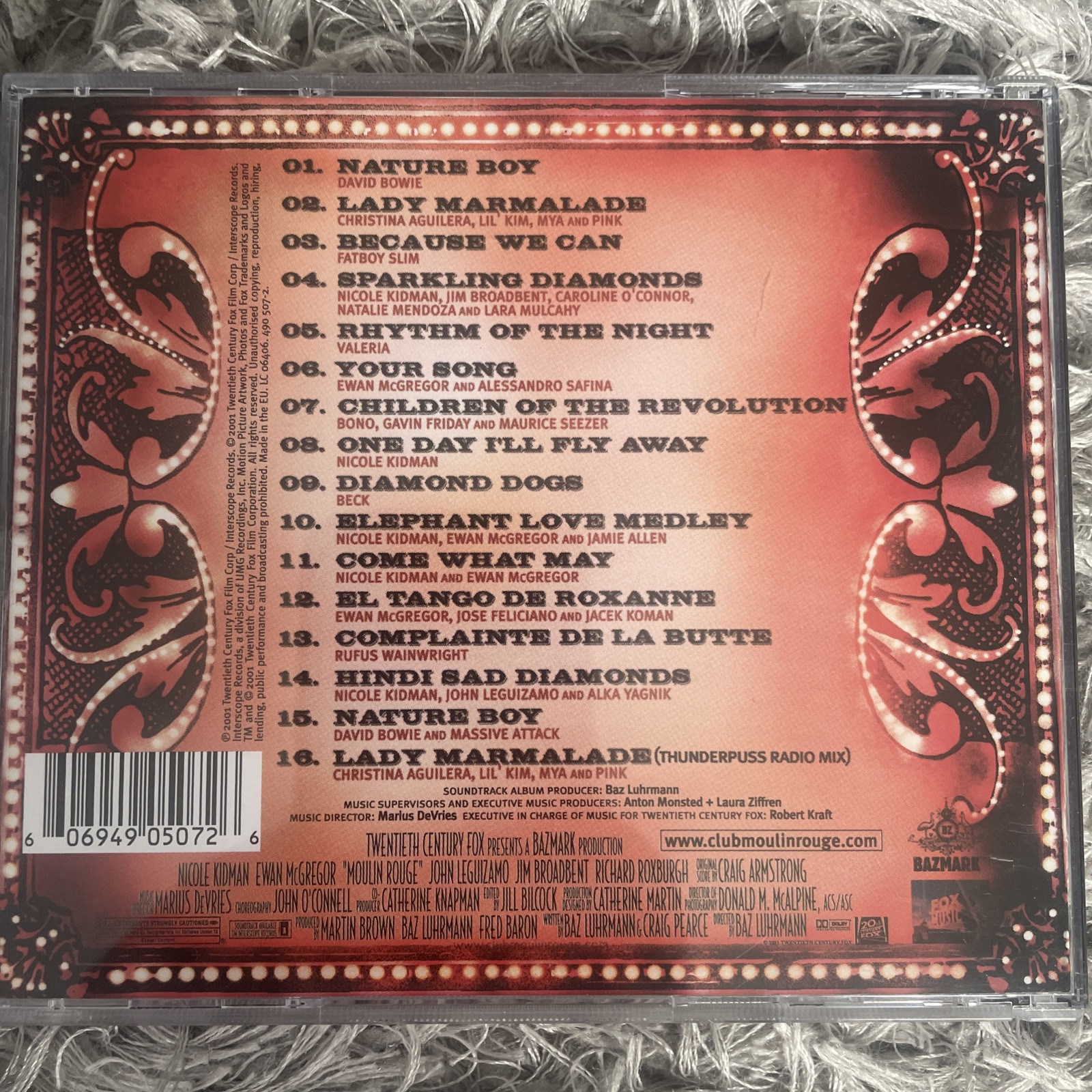 Moulin Rouge - Soundtrack CD Album - 2001 - From Baz Luhrmann's Film. Free Post