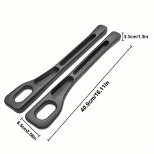 2pc PU Waterproof Car Seat Gap Filler Organizer with 2 Grooves Sunshade