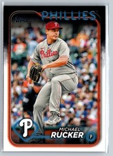 2024 Topps Update #US140 Michael Rucker Philadelphia Phillies