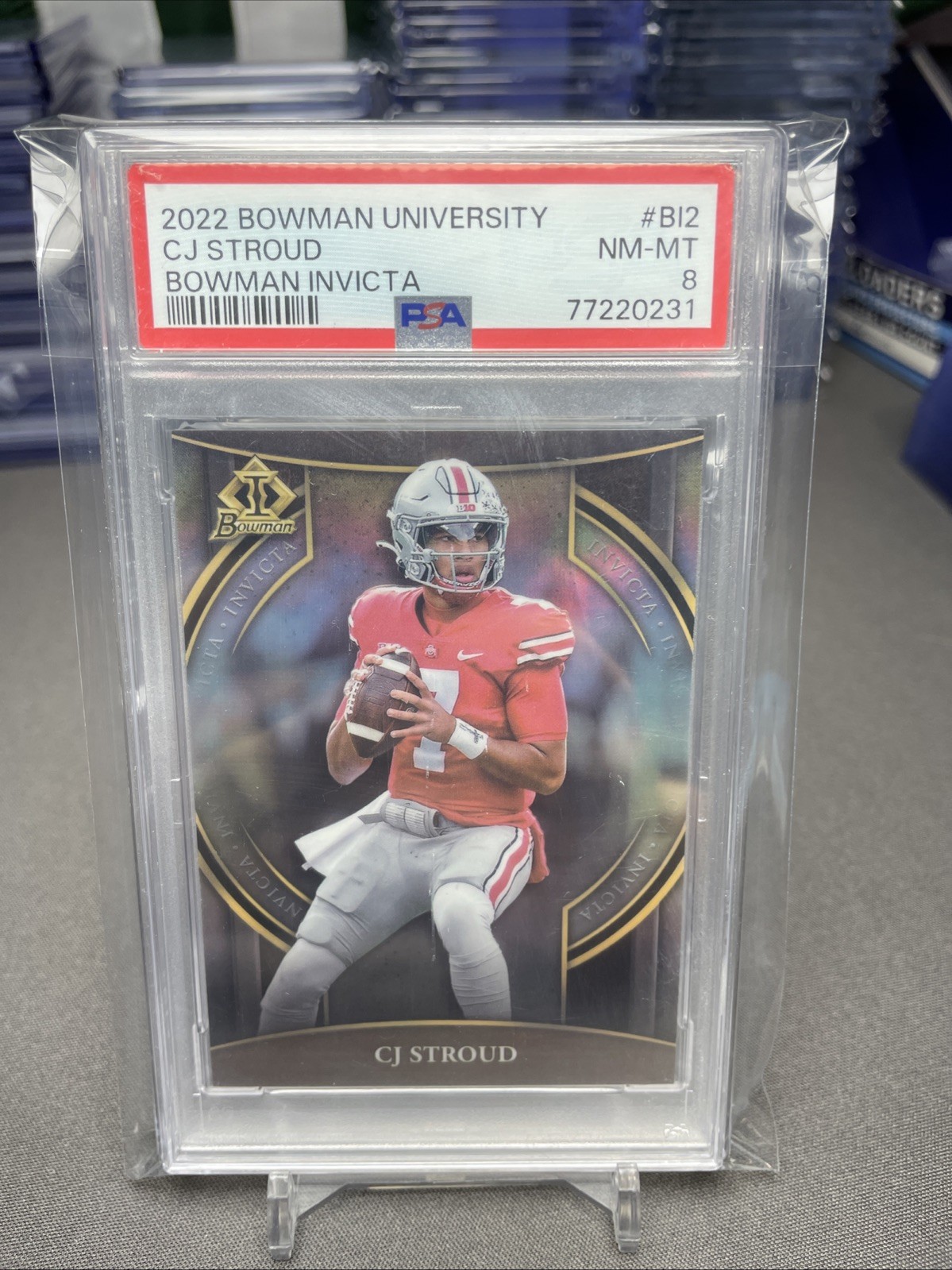 2022 Bowman University Chrome - Bowman Invicta C.J. Stroud #BI-2 (RC)