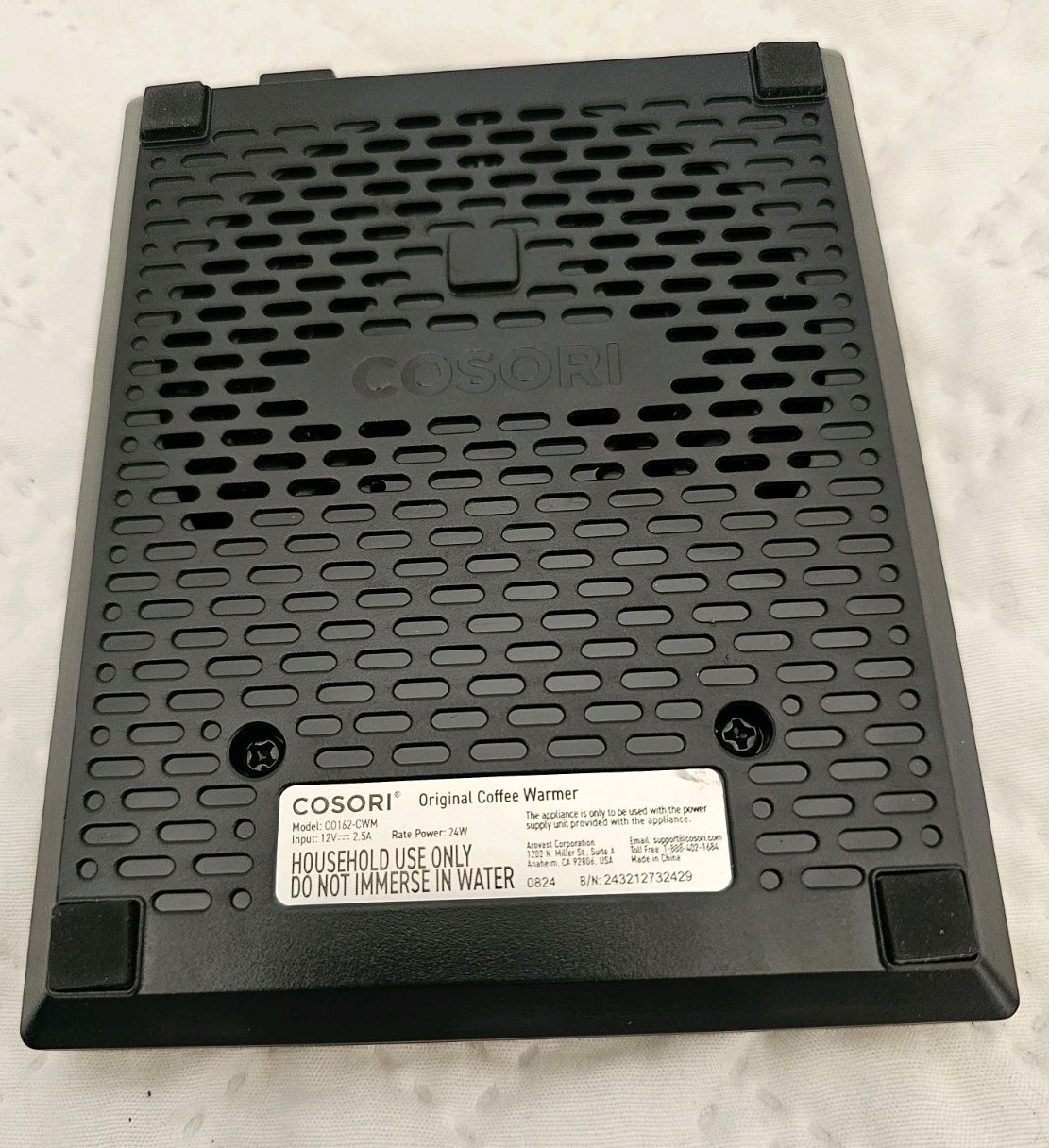 Cosori Coffee Mug & Warmer Plate, Open Box, Tested Works