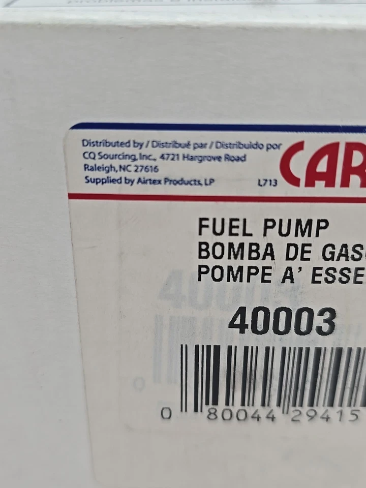 Bomba de combustible mecánica Carquest 40003 para modelos seleccionados de Ford Mercury 63-67 Foto 2 de 4