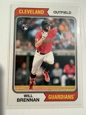 2023 Topps Heritage Will Brennan Rookie #321 Cleveland Guardians Baseball