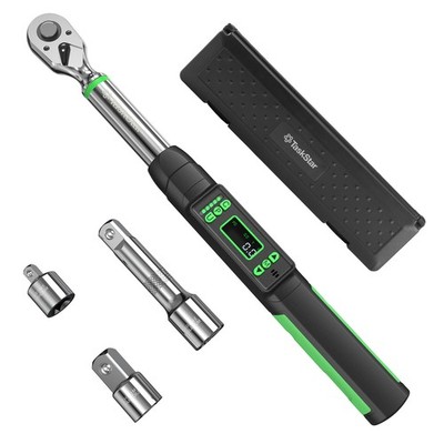 Taskstar 3/8'' Digital Torque Wrench 0 220 Nm/0 162 ft-lbs Electric Torque Wrench