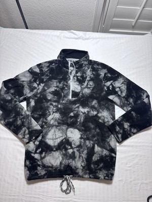 No Boundaries Women Jacket Size MediumFleece Pullover  1/4 Zip Long Sleeve Black