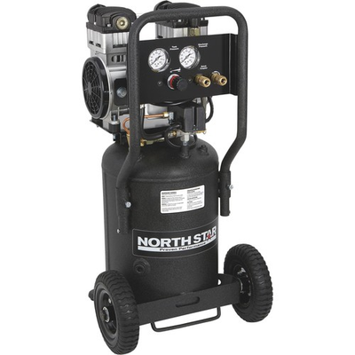#ad #ad NorthStar Portable Quiet Electric Air Compressor 1.5 HP 8 Gallon 4 CFM @ 90 $444.99