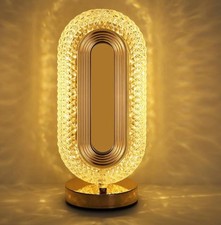 Bedside Table Lamp 3 Color Dimmable 10.24x4.92x3.74in USB Rechargeable - Touch