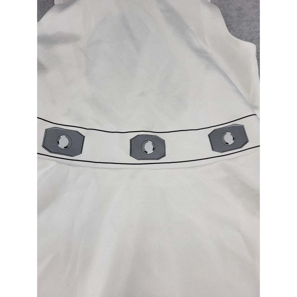 Vestido Star Wars Blanco Sin Mangas con Capucha Negra Talla M Foto 2 de 4