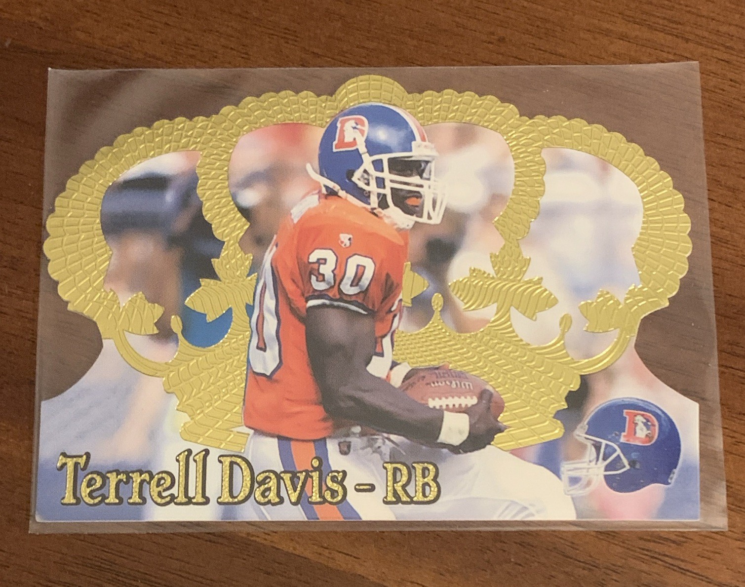 Pacific Crown Royale 1995 Terrell Davis #136 Rookie Card Denver Broncos NFL