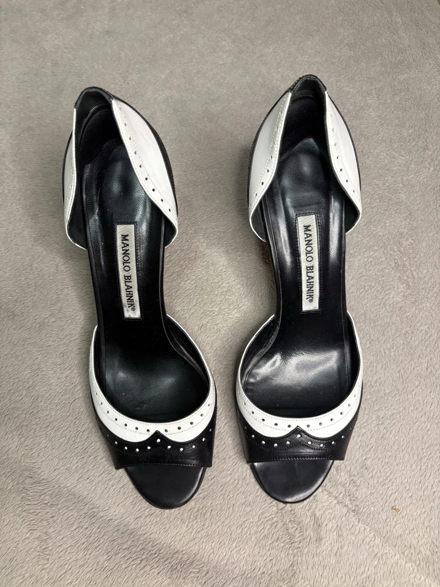 MANOLO BLAHNIK ブラックミュール 38 Manolo Blahnik 38 for sale - eBay