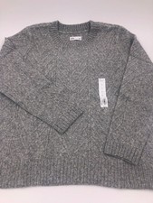Croft  Barrow Extra-Cozy Sweater Large Gray NWT