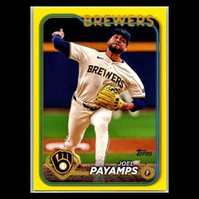 2024 Topps Update Series - #US153 Joel Payamps Yellow - Milwaukee Brewers