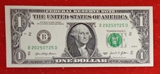 July 25, 2025 (B20250725D) BIRTHDAY/ANNIVERSARY NOTE $1 Dollar Bill UNC