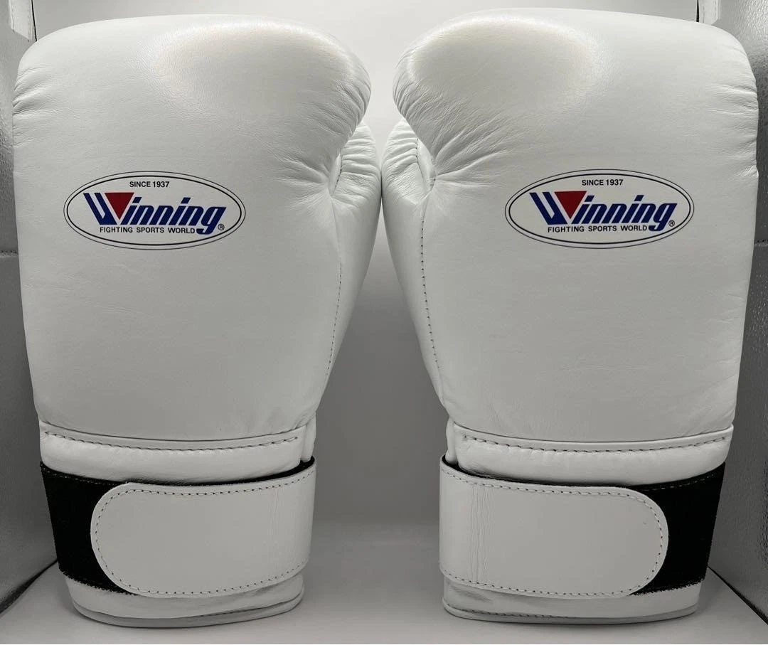 Winning White 16 oz. Weight Boxing Gloves for sale | eBay