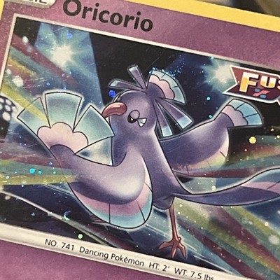 Oricorio SWSH210 Black Star Promo Cosmos Holo Pokemon Card SWIRL