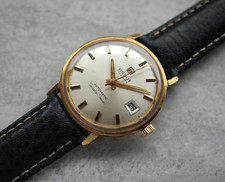 Orologio uomo vintage anni 60 Tissot Visodate Seastar Seven automatico pelle oro