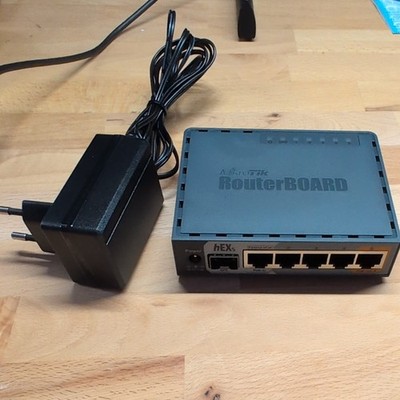 Mikrotik hEX S Kabelrouter Gigabit Ethernet Schwarz