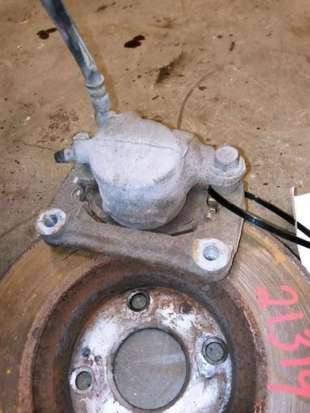 Rotor de freno delantero derecho pasajero Mazda Miata 2001 con pinza 10" fabricante original usado Foto 4 de 4