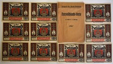 Germany  DETMOLD  10 x 50 Pfennig 1921 (full set) + Envelope!
