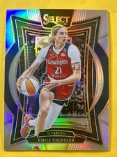 Emily Engstler 2025 Panini Select WNBA CONCOURSE SILVER PRIZM #85 MYSTICS