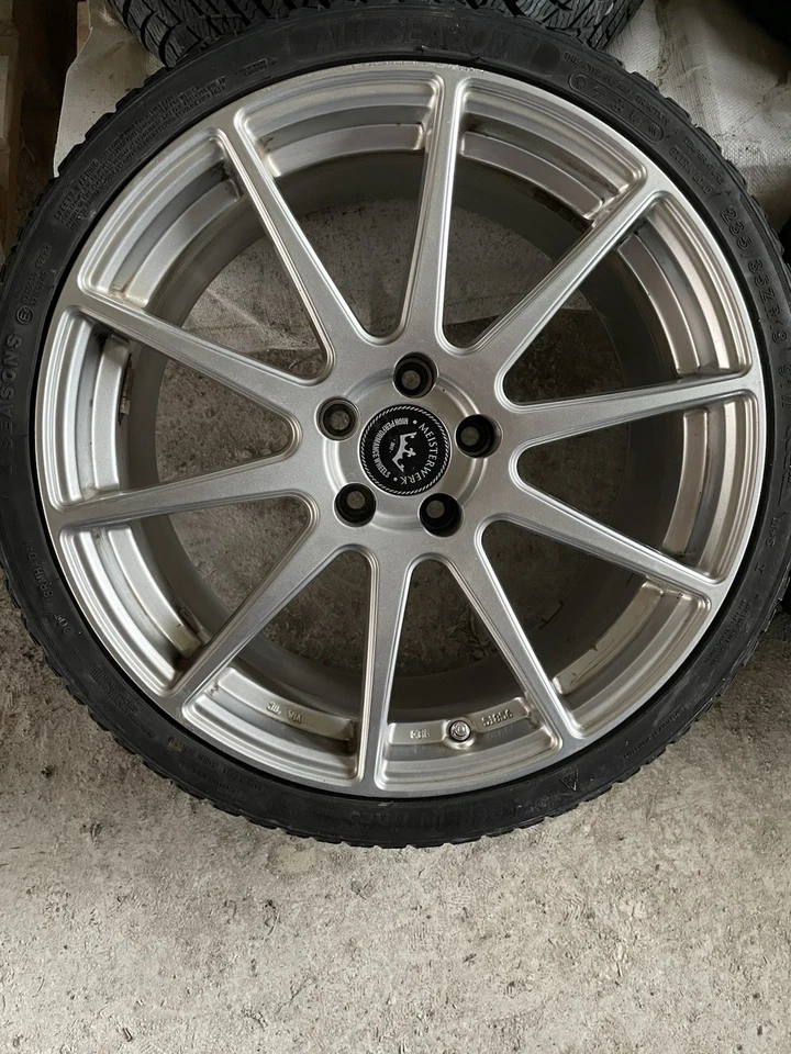 Kommplettsatz Meisterwerk MW03 Alufelgen 19 Zoll Ganzjahresreifen - Bild 2 von 4