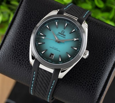 Omega Seamaster Aqua Terra 150M Turquoise 220.32.41.21.03.001 with Box & Papers!