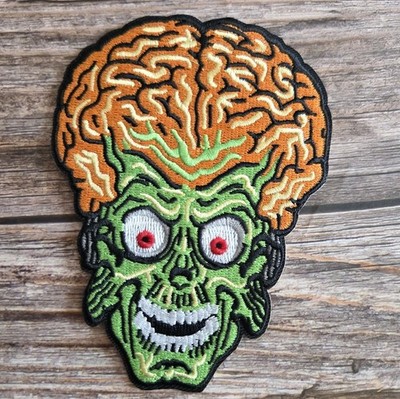 Mars Attacks Giant Alien Ufo Extraterrestrial 90'S Style Iron On Patch