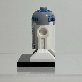 LEGO Star Wars R2-D2 sw0217 Astromech Droid Light Blue Gray Head Minifigure 9494