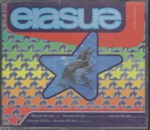 Erasure Breath of Life CD UK Mute 1992 7 inch mix b/w divine inspiration mix
