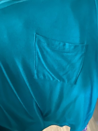 T-shirt blusa donna verde turchese Cable & Gauge taglia XL - Foto 6 di 7