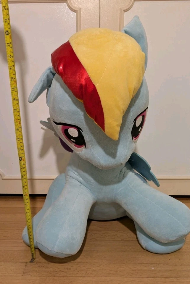 My Little Pony FiM 26 英寸 Rainbow Dash 巨型毛绒 2014 Aurora g4 — 第 2/4 张图片