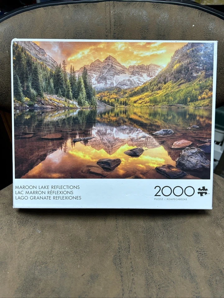 Rompecabezas Buffalo Games - Granate Lake Reflection - 2000 piezas Foto 2 de 4