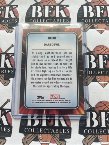 2025 Topps Chrome Marvel Daredevil #97 (A) - Bild 2 von 2