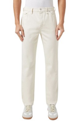 Simkhai Mens Judson Straight-Leg Denim Jeans 28 Ecru - NWT $345