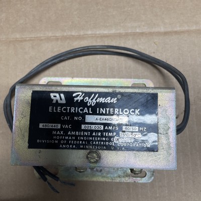 Hoffman A-EK460NDH Electrical Interlock AEK460NDH 480/440VAC
