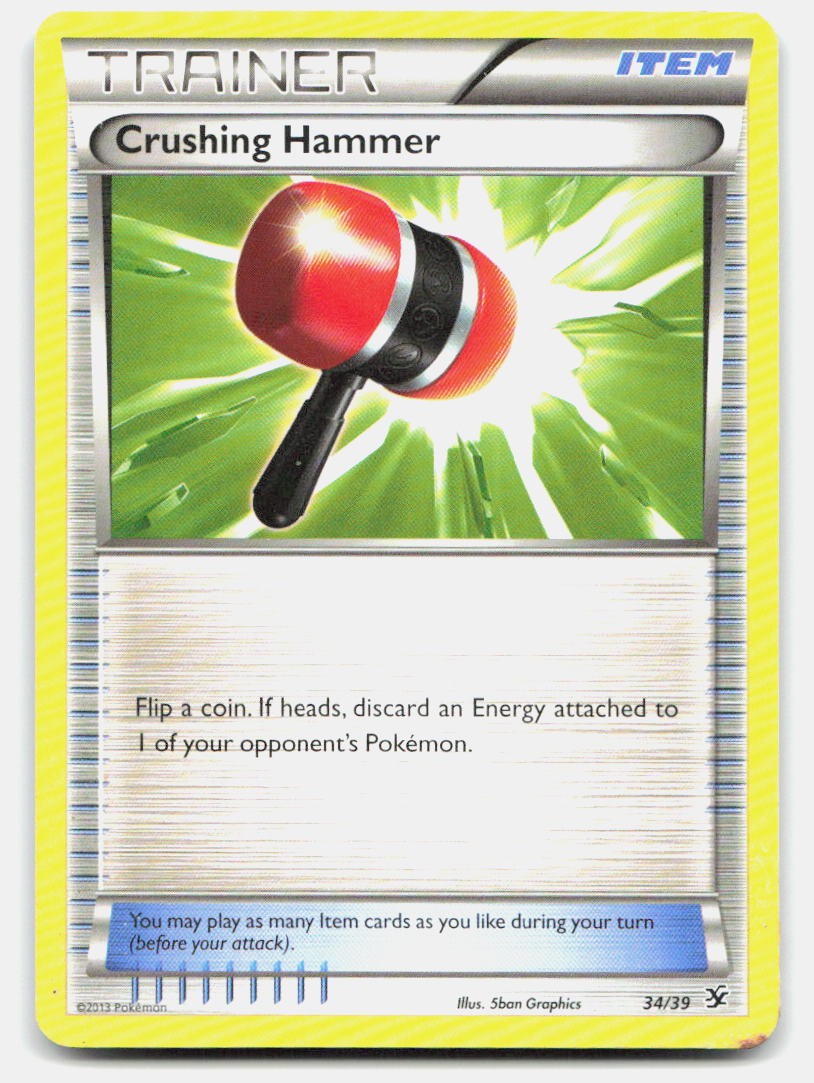Crushing Hammer 34/39 Kalos Starter Set Pokemon LP